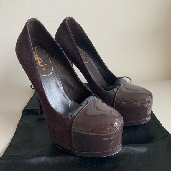 YSL Yves Saint Laurent Cap Toe Pump - Picture 2 of 8